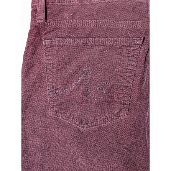 AG The Legging Super Skinny Corduroy Pants , Cords Women's Size 31R Wine - Picture 11 of 16
